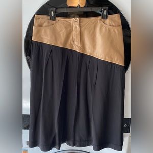 Old Céline black and tan skirt 42